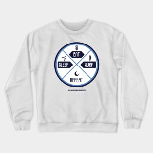 Circle of Life for Surfers Crewneck Sweatshirt